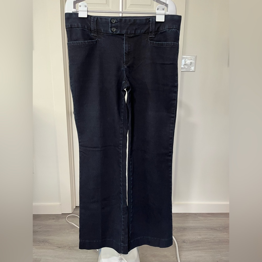 Banana Republic bootcut jeans, size 12, dark blue